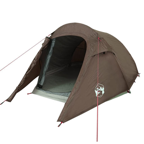 Tunneltent 3-persoons waterdicht bruin - AllerleiShop