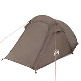 Tunneltent 2-persoons waterdicht bruin - AllerleiShop