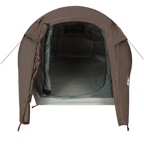 Tunneltent 2-persoons waterdicht bruin - AllerleiShop