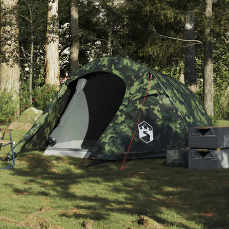 Tunneltent 2-persoons waterdicht camouflage - AllerleiShop