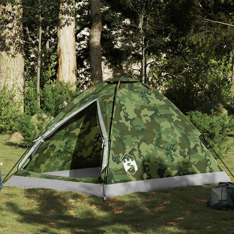 Koepeltent 2-persoons waterdicht camouflage - AllerleiShop