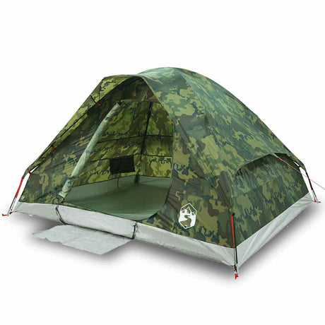 Koepeltent 2-persoons waterdicht camouflage - AllerleiShop