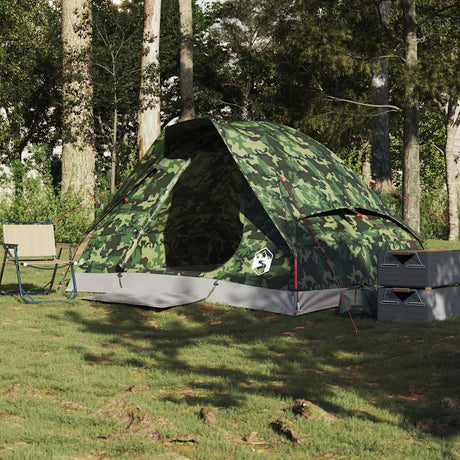 Koepeltent 2-persoons waterdicht camouflage - AllerleiShop