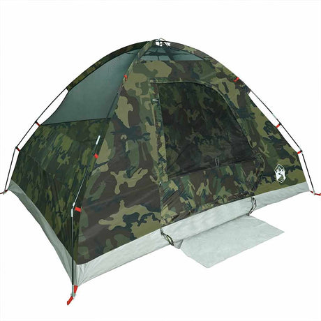 Koepeltent 2-persoons waterdicht camouflage - AllerleiShop