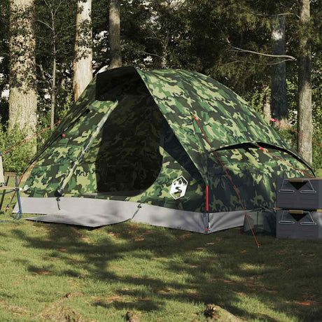 Koepeltent 2-persoons waterdicht camouflage - AllerleiShop