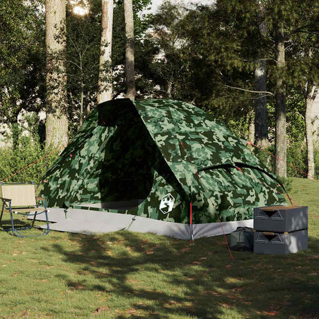 Koepeltent 4-persoons waterdicht camouflage - AllerleiShop