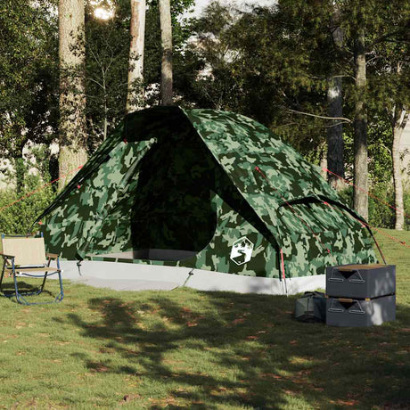 Koepeltent 6-persoons waterdicht camouflage - AllerleiShop