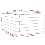 Plantenbak 40x40x23 cm massief douglashout