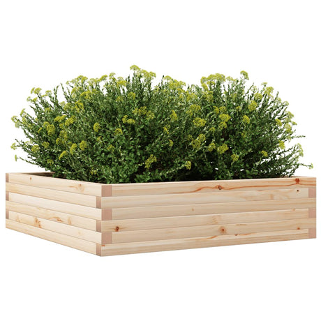 Plantenbak 90x90x23 cm massief grenenhout