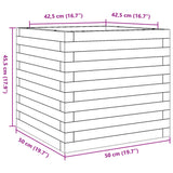 Plantenbak 50x50x45,5 cm massief douglashout