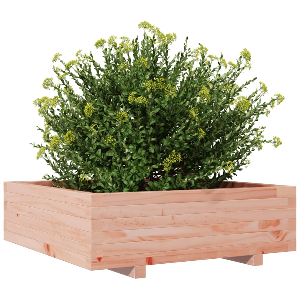 Plantenbak 80x80x26,5 cm massief douglashout