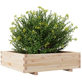 Plantenbak 90x90x26,5 cm massief grenenhout