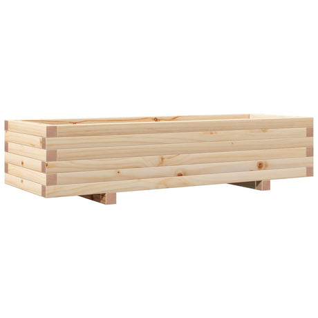 Plantenbak 110x40x26,5 cm massief grenenhout