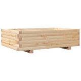 Plantenbak 90x60x26,5 cm massief grenenhout