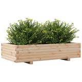 Plantenbak 110x60x26,5 cm massief grenenhout