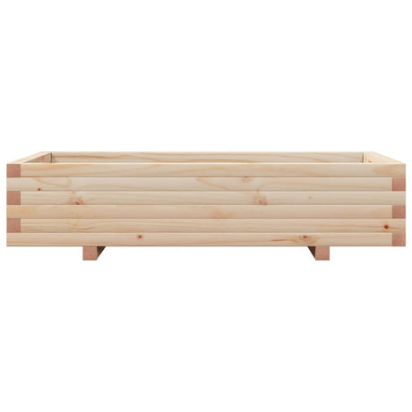 Plantenbak 110x60x26,5 cm massief grenenhout