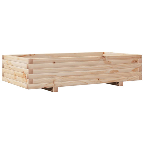 Plantenbak 110x60x26,5 cm massief grenenhout