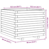 Plantenbak 60x60x49,5 cm massief grenenhout