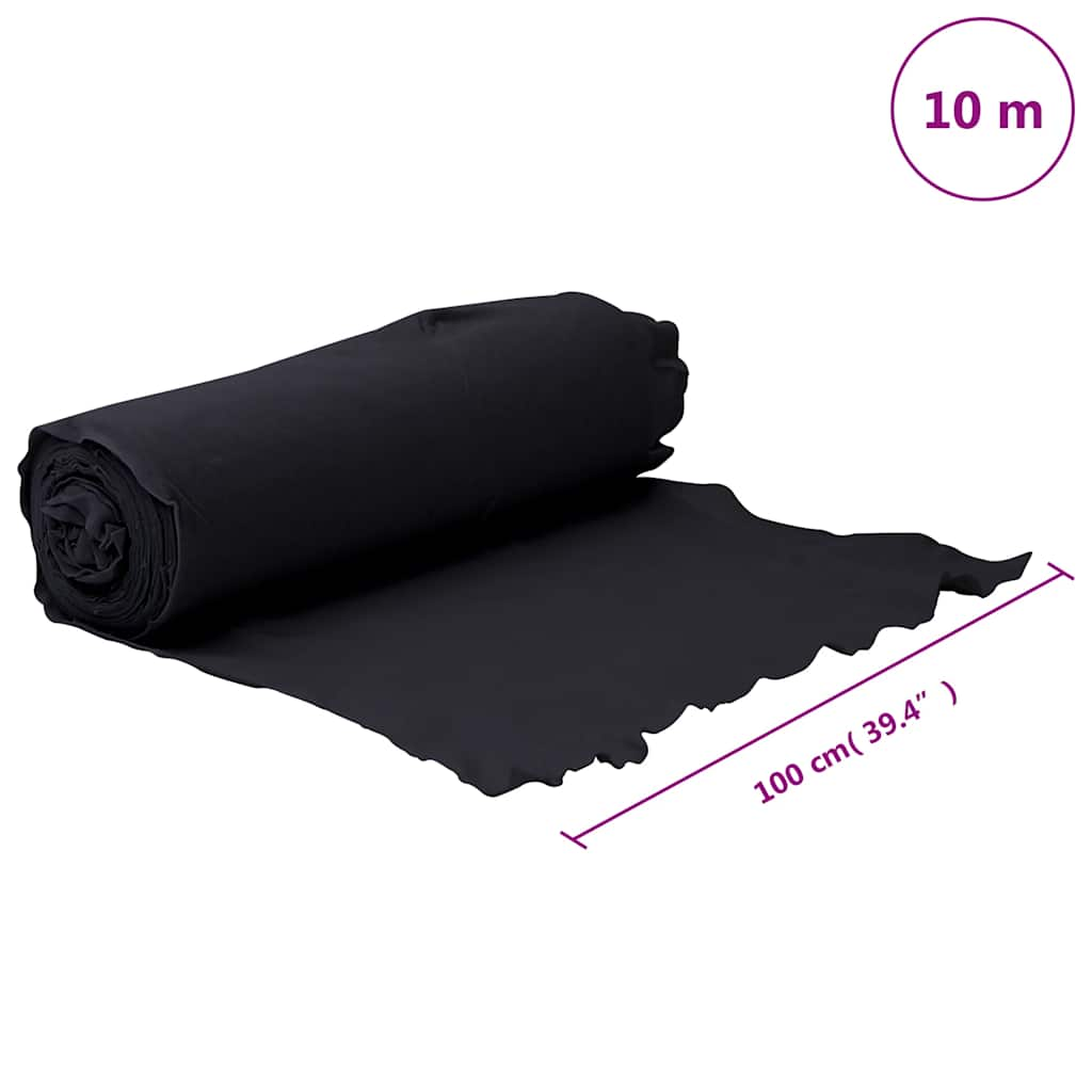 Geotextielmembraan 1x10 m polyestervezel zwart - AllerleiShop