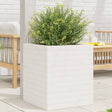 Plantenbak 40x40x46 cm massief grenenhout wit - AllerleiShop