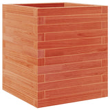 Plantenbak 40x40x46 cm massief grenenhout wasbruin - AllerleiShop