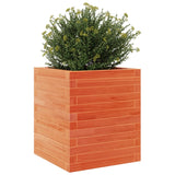 Plantenbak 40x40x46 cm massief grenenhout wasbruin - AllerleiShop