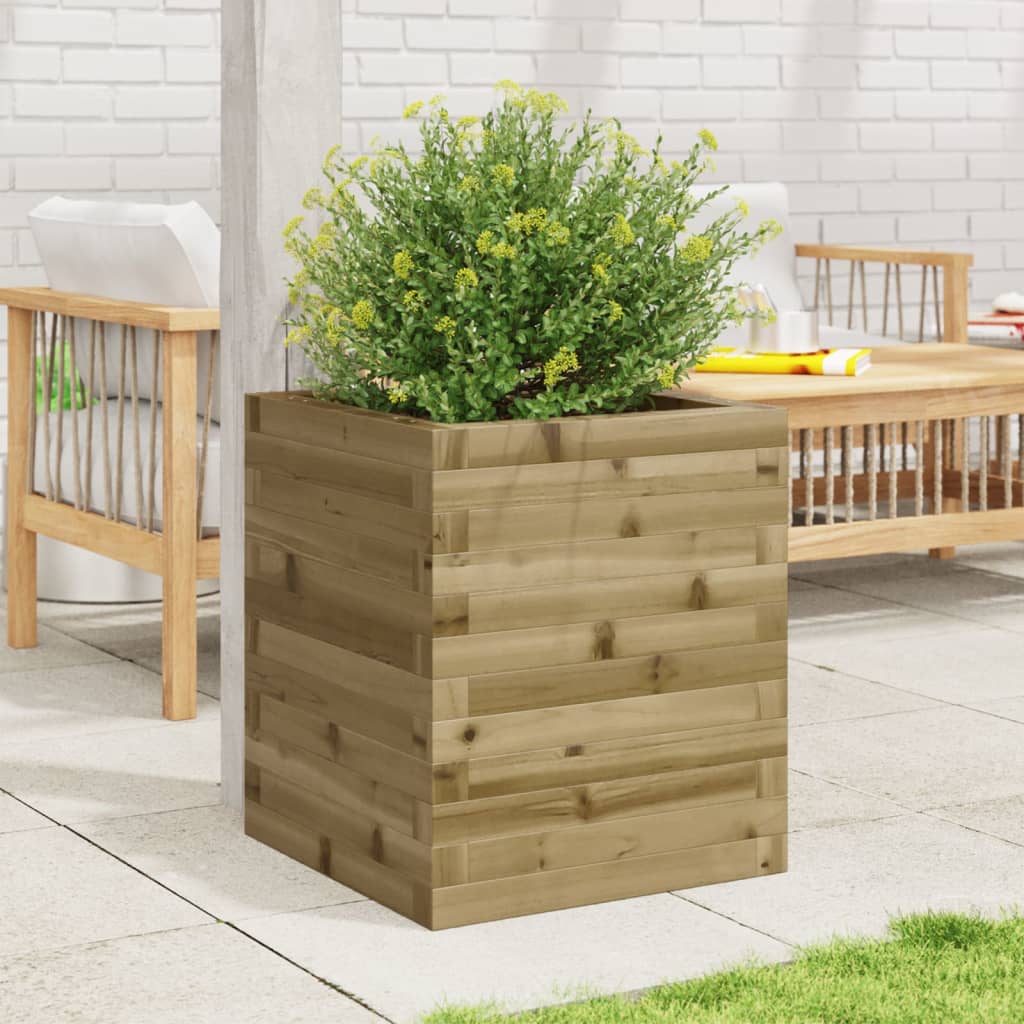 Plantenbak 40x40x46 cm geïmpregneerd grenenhout - AllerleiShop