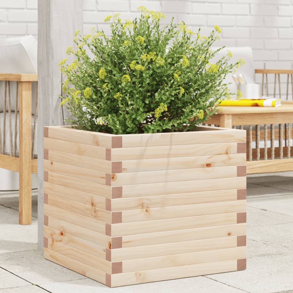 Plantenbak 50x50x46 cm massief grenenhout - AllerleiShop