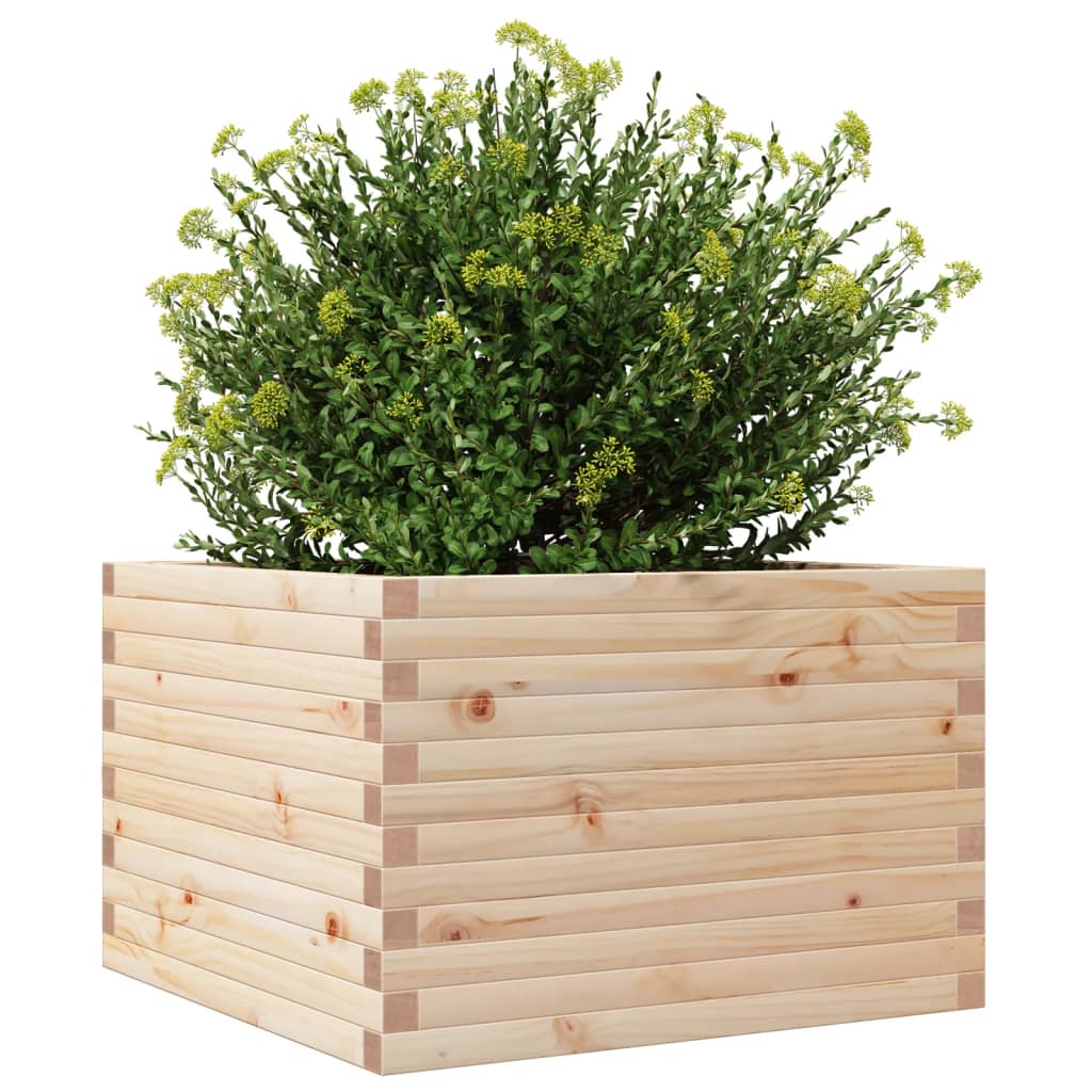 Plantenbak 70x70x46 cm massief grenenhout - AllerleiShop