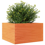 Plantenbak 80x80x46 cm massief grenenhout wasbruin - AllerleiShop