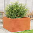 Plantenbak 80x80x46 cm massief grenenhout wasbruin - AllerleiShop