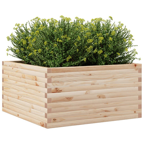 Plantenbak 90x90x46 cm massief grenenhout - AllerleiShop