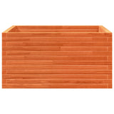 Plantenbak 90x90x46 cm massief grenenhout wasbruin - AllerleiShop