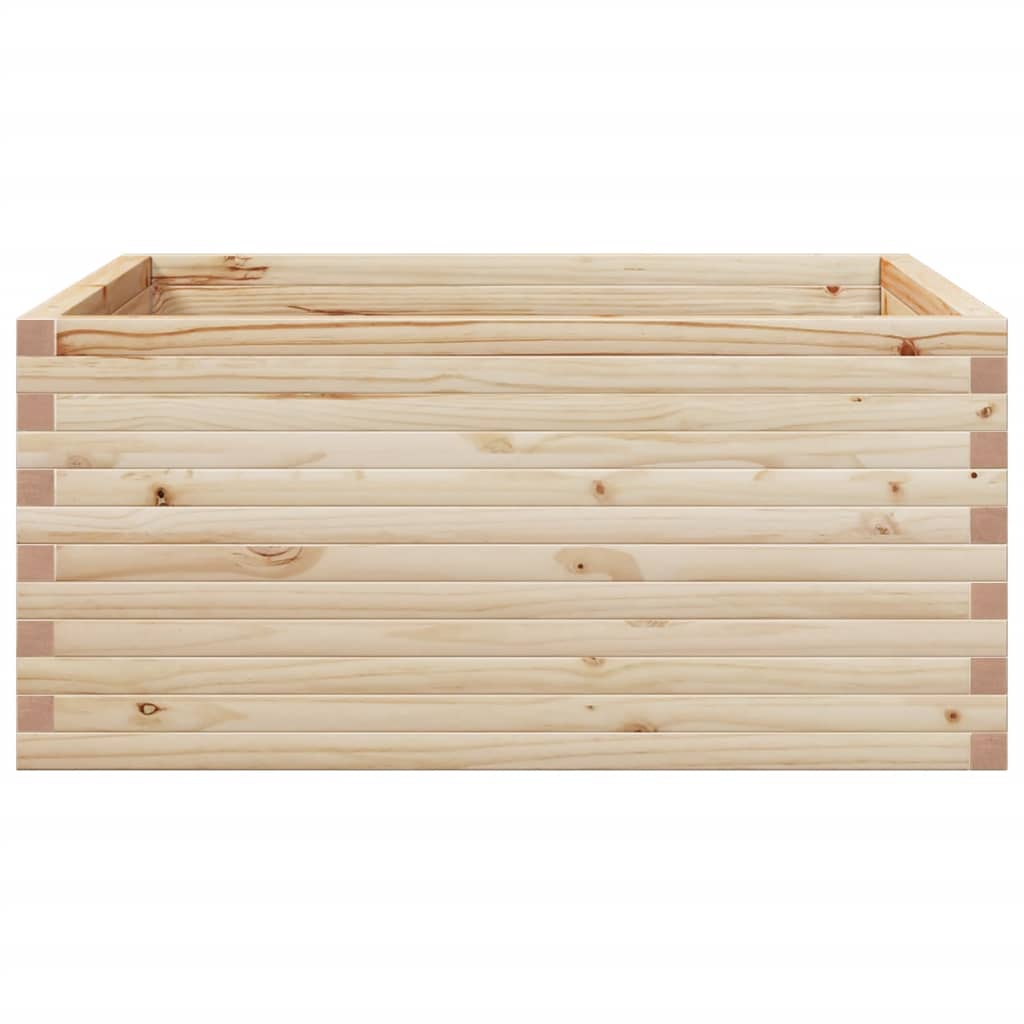 Plantenbak 100x100x46 cm massief grenenhout - AllerleiShop