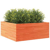 Plantenbak 110x110x46 cm massief grenenhout wasbruin - AllerleiShop