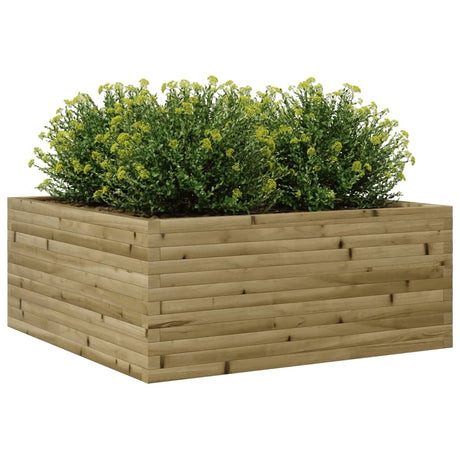 Plantenbak 110x110x46 cm geïmpregneerd grenenhout - AllerleiShop