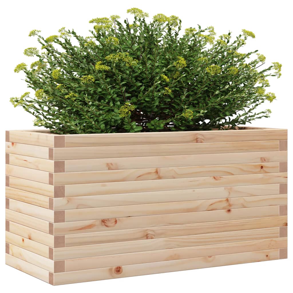 Plantenbak 90x40x46 cm massief grenenhout - AllerleiShop