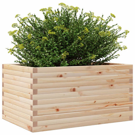 Plantenbak 90x60x46 cm massief grenenhout - AllerleiShop