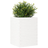 Plantenbak 50x50x68,5 cm massief grenenhout wit - AllerleiShop