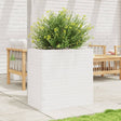 Plantenbak 70x40x68,5 cm massief grenenhout wit - AllerleiShop