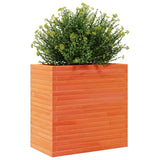 Plantenbak 70x40x68,5 cm massief grenenhout wasbruin - AllerleiShop