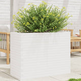 Plantenbak 90x40x68,5 cm massief grenenhout wit - AllerleiShop