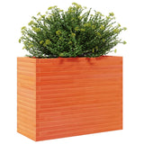 Plantenbak 90x40x68,5 cm massief grenenhout wasbruin - AllerleiShop