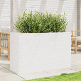 Plantenbak 110x40x68,5 cm massief grenenhout wit - AllerleiShop