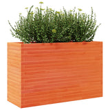 Plantenbak 110x40x68,5 cm massief grenenhout wasbruin - AllerleiShop