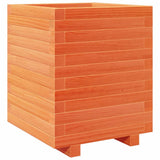 Plantenbak 40x40x49,5 cm massief grenenhout wasbruin - AllerleiShop