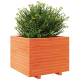 Plantenbak 60x60x49,5 cm massief grenenhout wasbruin - AllerleiShop