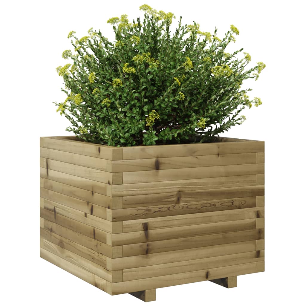 Plantenbak 60x60x49,5 cm geïmpregneerd grenenhout - AllerleiShop