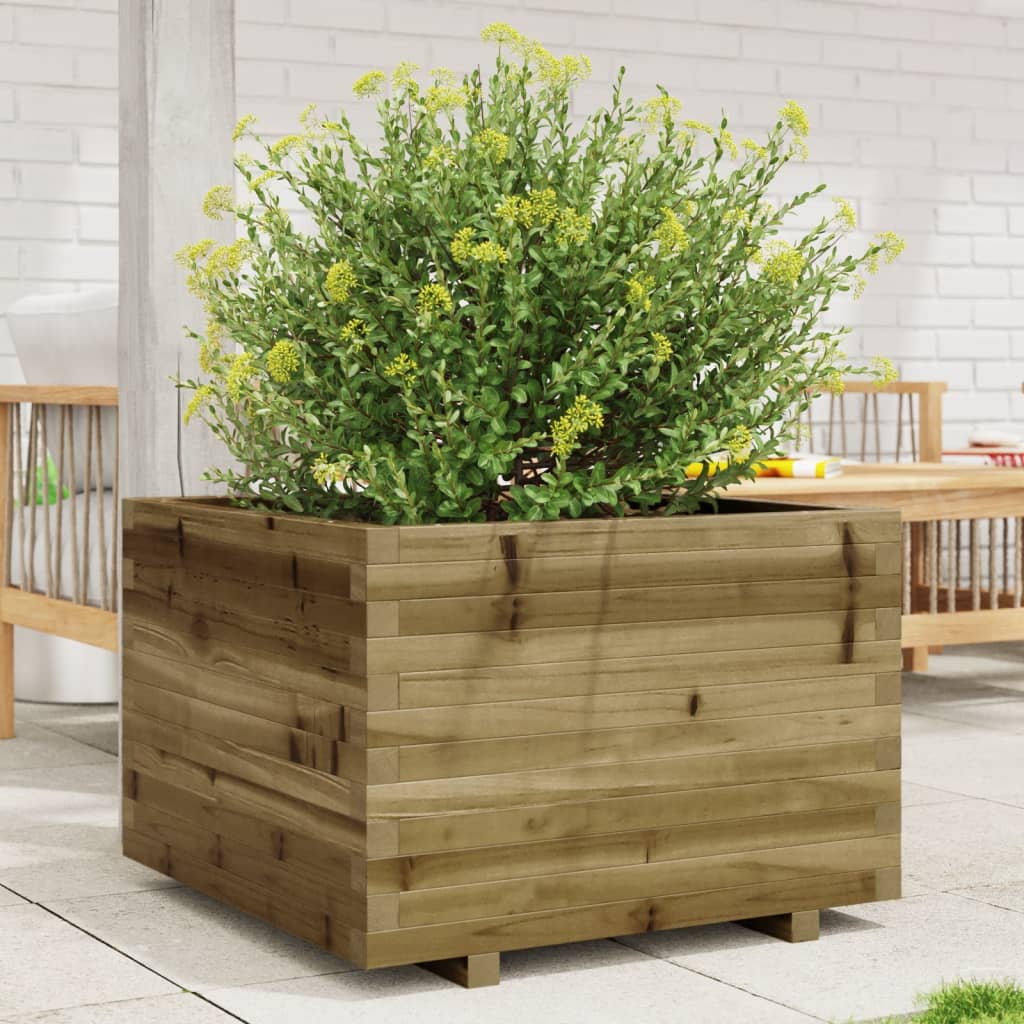 Plantenbak 70x70x49,5 cm geïmpregneerd grenenhout - AllerleiShop