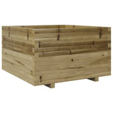 Plantenbak 80x80x49,5 cm geïmpregneerd grenenhout - AllerleiShop